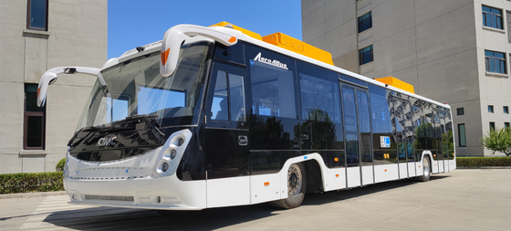 Bus Penumpang Bandara Xinfa Full Electric 7200mm Wheelbase